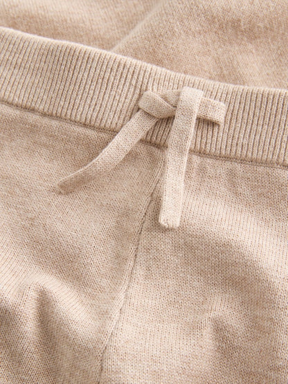 Baker by Ted Baker Neutral Knit Knitted Top and Joggers Set