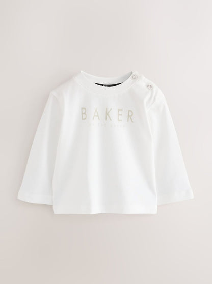 Baker by Ted Baker Green 3 Piece Knitted Varsity Cardigan T-Shirt and Joggers Set 3 Piece - Size Up To 3 Months (50 - 62cm)