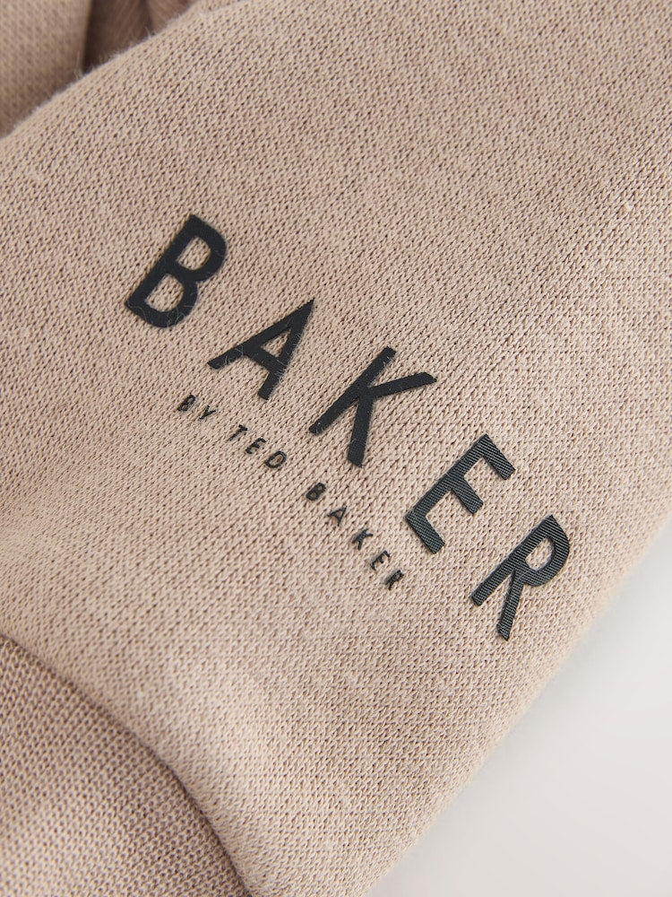 Baker by Ted Baker Stone 3 Piece Quilted Jacket, T-Shirt and Joggers Set
