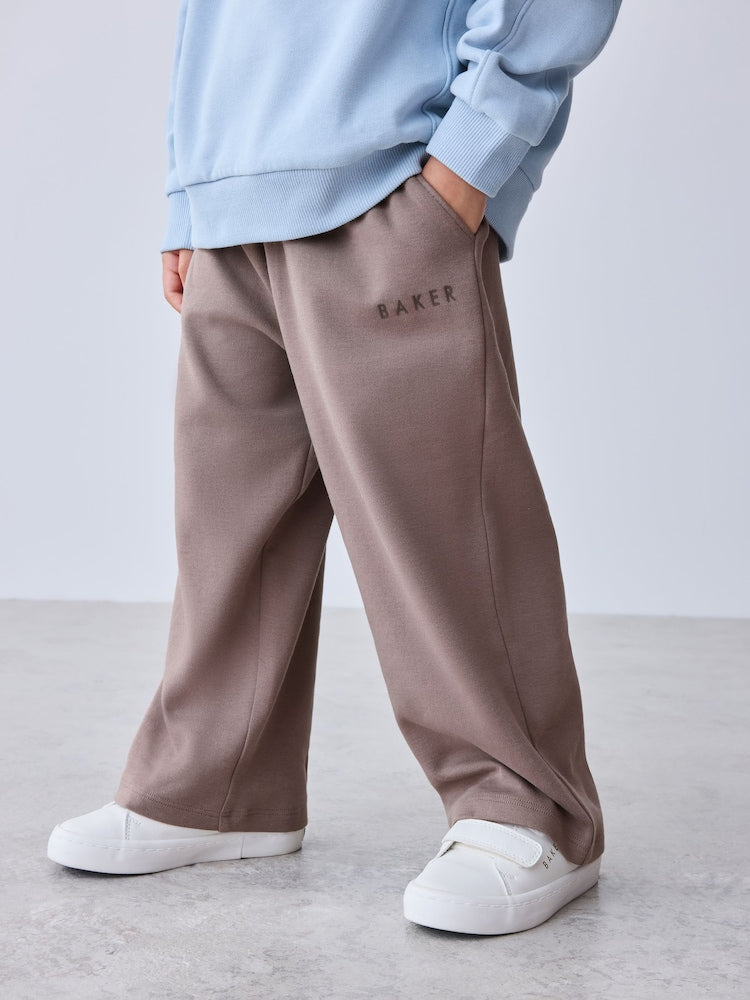Baker by Ted Baker Funnel Zip Neck Blue/Brown Sweatshirt and Joggers Set