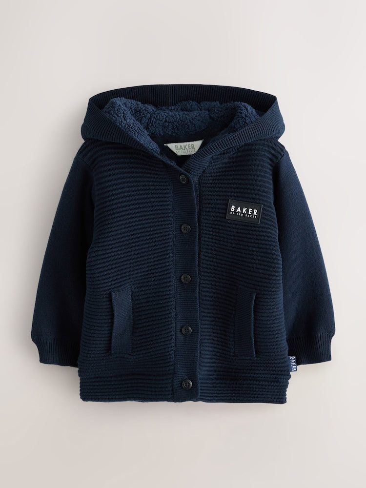 Baker by Ted Baker Navy Knitted Jacket - Size Up To 3 Months (50 - 62cm) - Navy