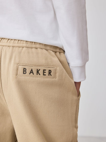Baker by Ted Baker Brown 3 Piece Jacket, T-Shirt and Tapered Trousers Set - Size 12 - 18 Months (80 - 86cm)