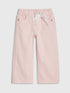 River Island Pink Lace Wide Leg Jeans - Size 12-18 Months (80-86cm) - Default 1