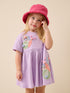 Lilac Purple Butterfly Jersey Dress (3mths-7yrs) - Lilac Purple Butterfly Jersey / 12-18 Months (80-86cm)