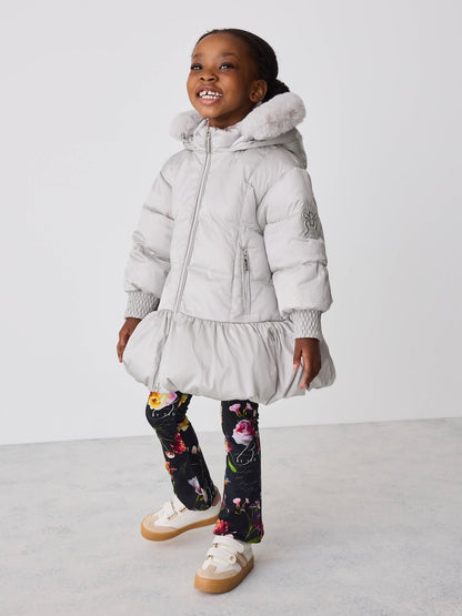 Baker by Ted Baker Shower Resistant Bubble Skirted Padded Coat
