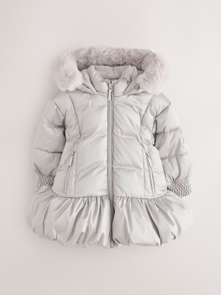 Baker by Ted Baker Shower Resistant Bubble Skirted Padded Coat