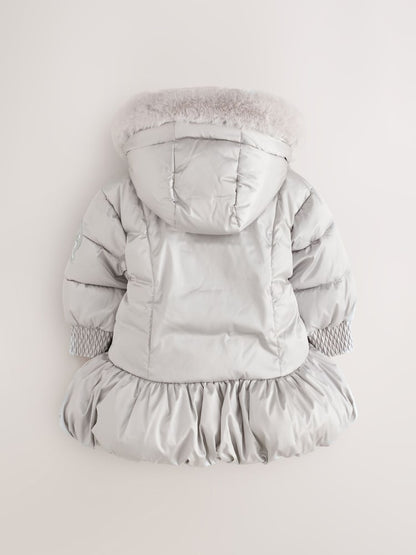 Baker by Ted Baker Shower Resistant Bubble Skirted Padded Coat