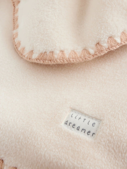 Neutral Supersoft Fleece Baby Blanket