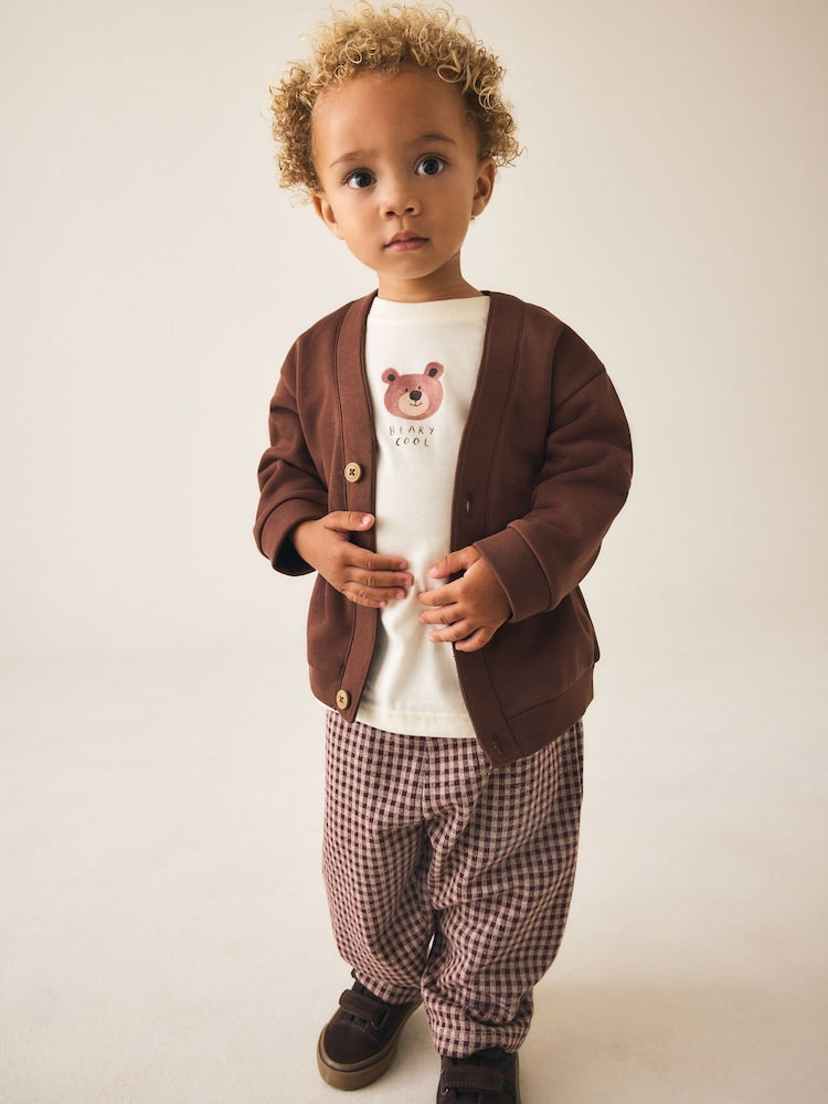 2 Tone Smart Jacket Top &amp; Trousers Set 3 Piece (3mths-7yrs) - 2 Tone / 12 - 18 Months (80 - 86cm)