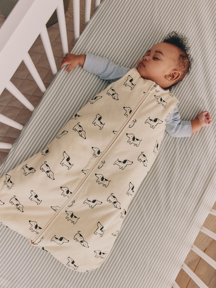 Mono Sausage Dog 2.5 Tog Removable Sleeve Baby Sleep Bag