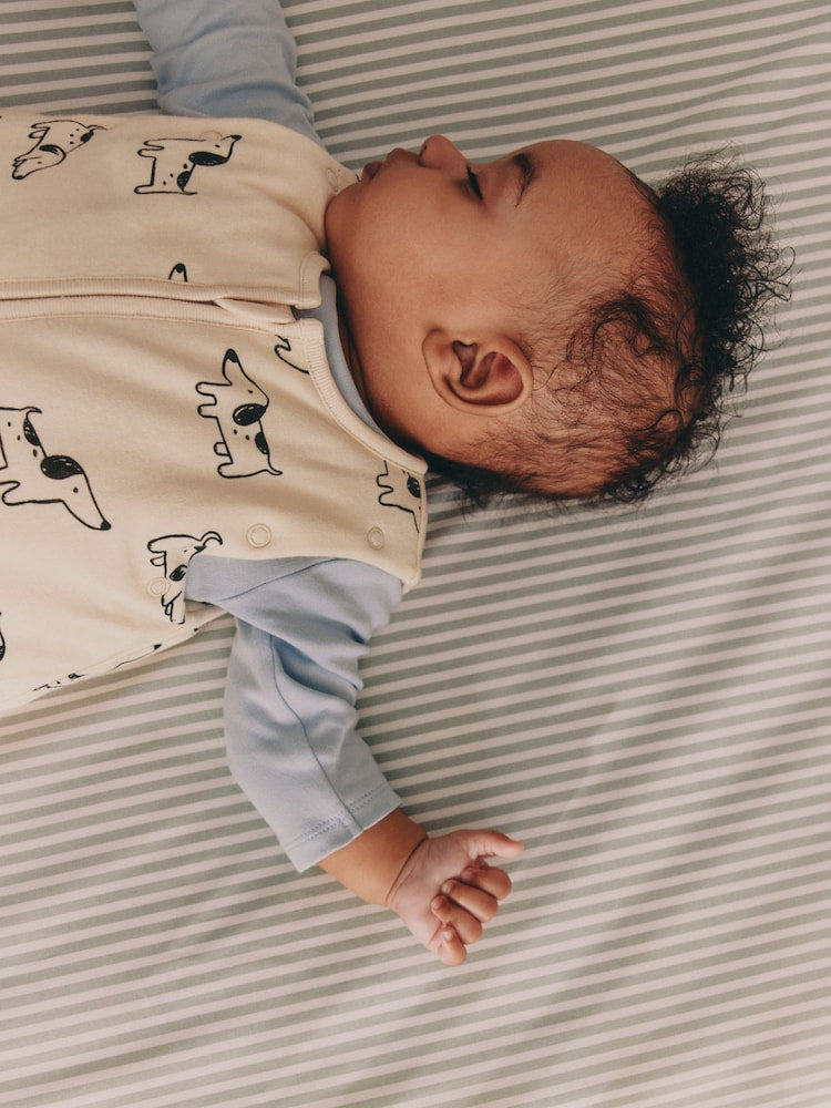 Mono Sausage Dog 2.5 Tog Removable Sleeve Baby Sleep Bag