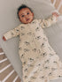 Mono Sausage Dog 2.5 Tog Removable Sleeve Baby Sleep Bag - Up to 1 Month (50-56cm)