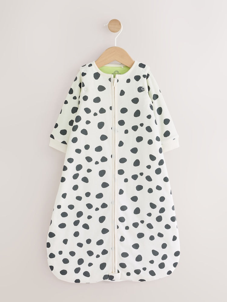 Mono Spot 2.5 Tog Removable Sleeve Baby Sleep Bag - Up to 1 Month (50-56cm)