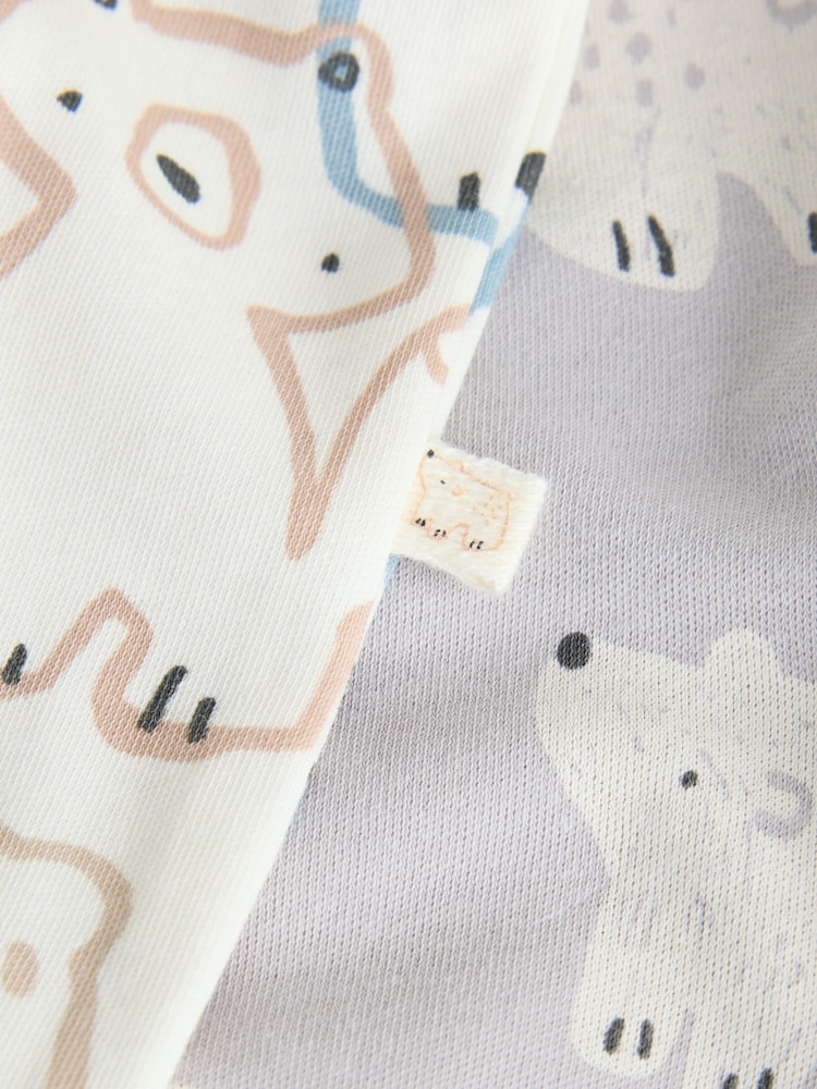 Grey Winter Animals