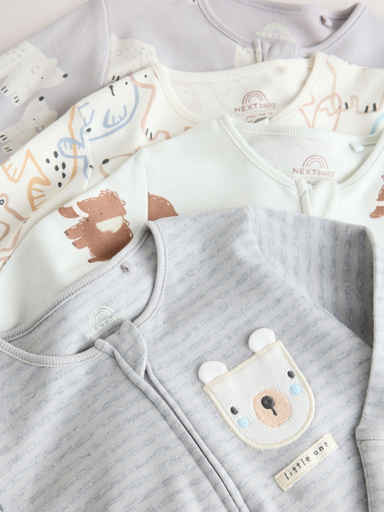 Grey Winter Animals