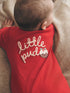 Red Little Pud Two Way Zip Baby Christmas Sleepsuit (0mths-3yrs) - Red Little Pud / 12 - 18 Months (80 - 86cm)