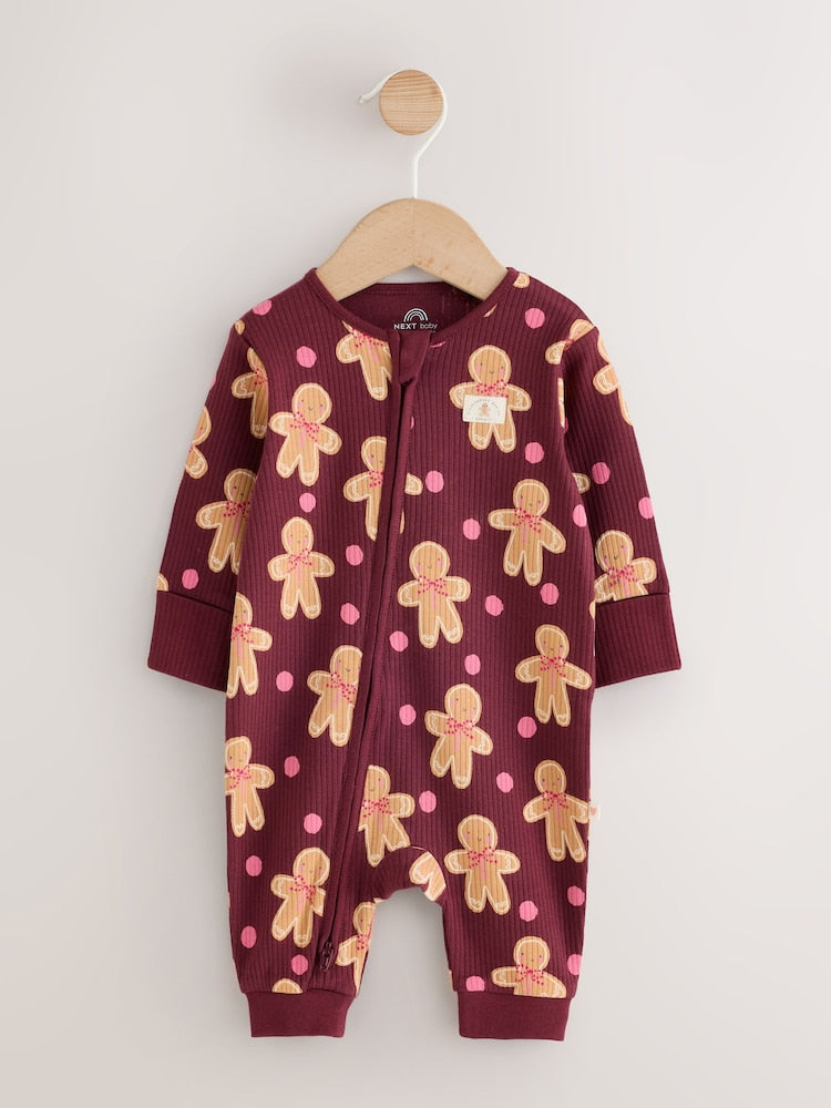 Burgundy Red Gingerbread Man