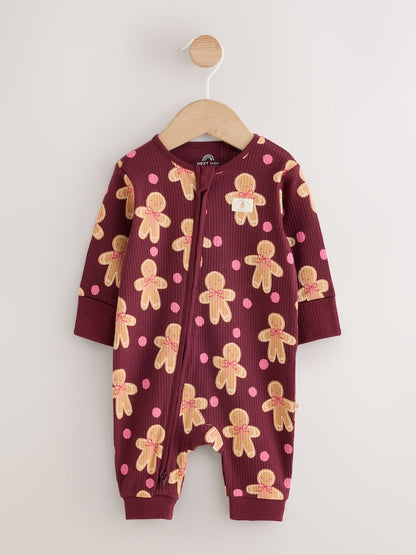 Burgundy Red Gingerbread Man