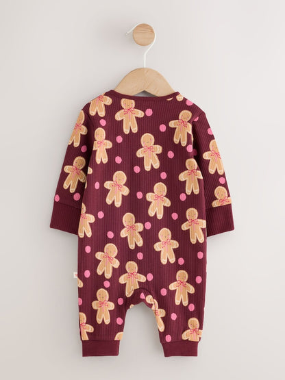 Burgundy Red Gingerbread Man