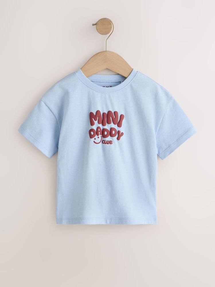 Chocolate Brown Smile Slogan T-Shirt (3mths-7yrs)