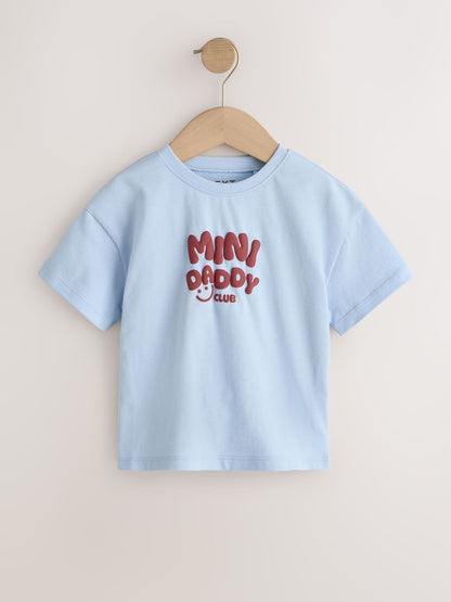 Chocolate Brown Smile Slogan T-Shirt (3mths-7yrs)