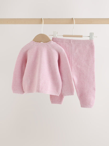 Pink Embroidered Character