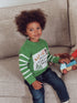 Green Christmas Knitted Crew Neck Polo Shirt (3mths-10yrs) - Green / 12-18 Months (80-86cm)