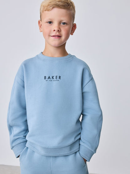 Baker by Ted Baker Mid Blue Sweatshirt and Joggers Set