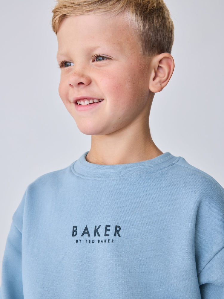 Baker by Ted Baker Mid Blue Sweatshirt and Joggers Set