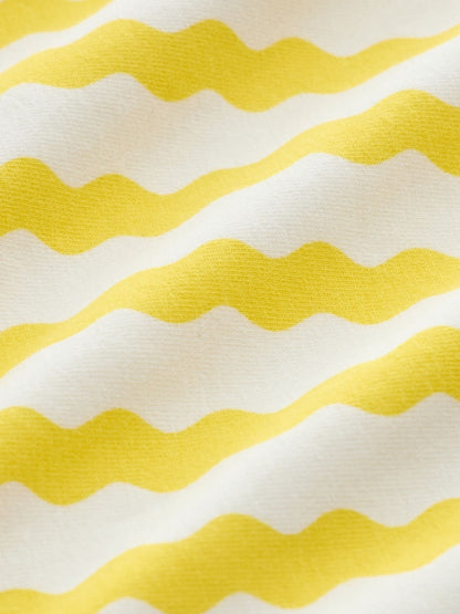 Back Printed Button Through Baby Rompers 3 Pack