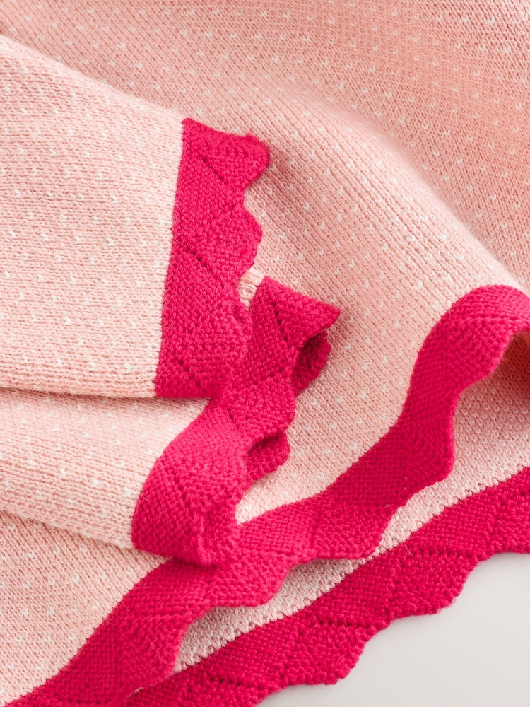 Pink Santa Knitted Baby Jumper and Leggings Set (0mths-2yrs)