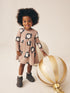 Neutral Penguin Long Sleeve Ribbed Dress (3mths-7yrs)