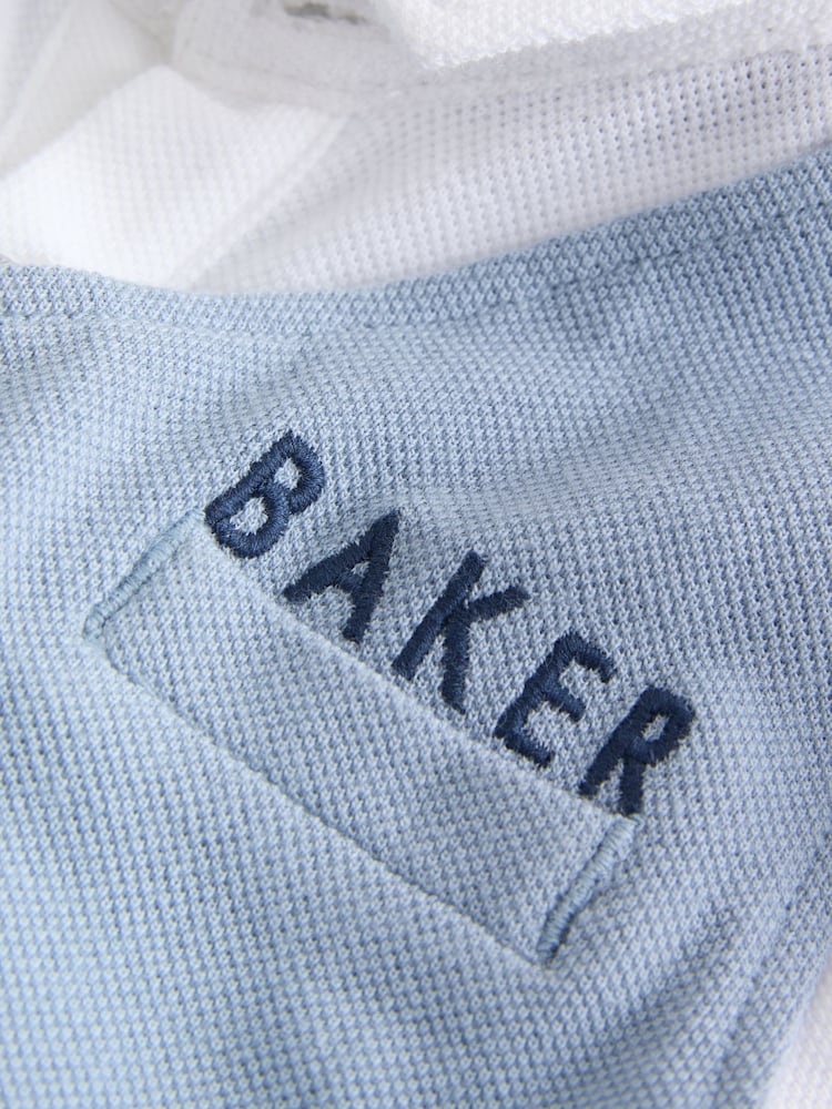 Baker by Ted Baker Blue Smart Mockable Waistcoat - Size Newborn