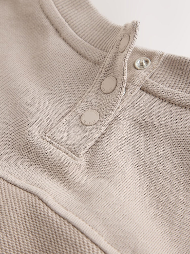 Baker by Ted Baker Stone Textured Sweatshirt and Joggers Set