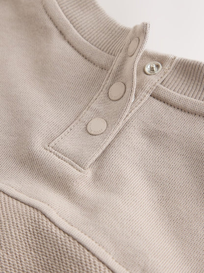 Baker by Ted Baker Stone Textured Sweatshirt and Joggers Set