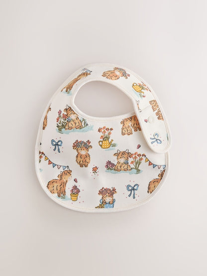 Pink/Green Hamish Baby Bibs 3 Pack