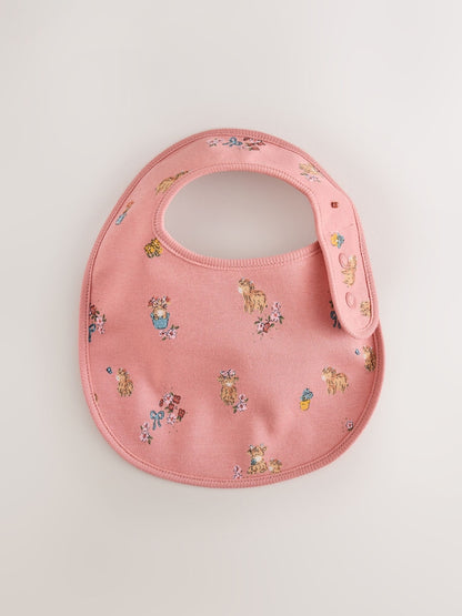 Pink/Green Hamish Baby Bibs 3 Pack
