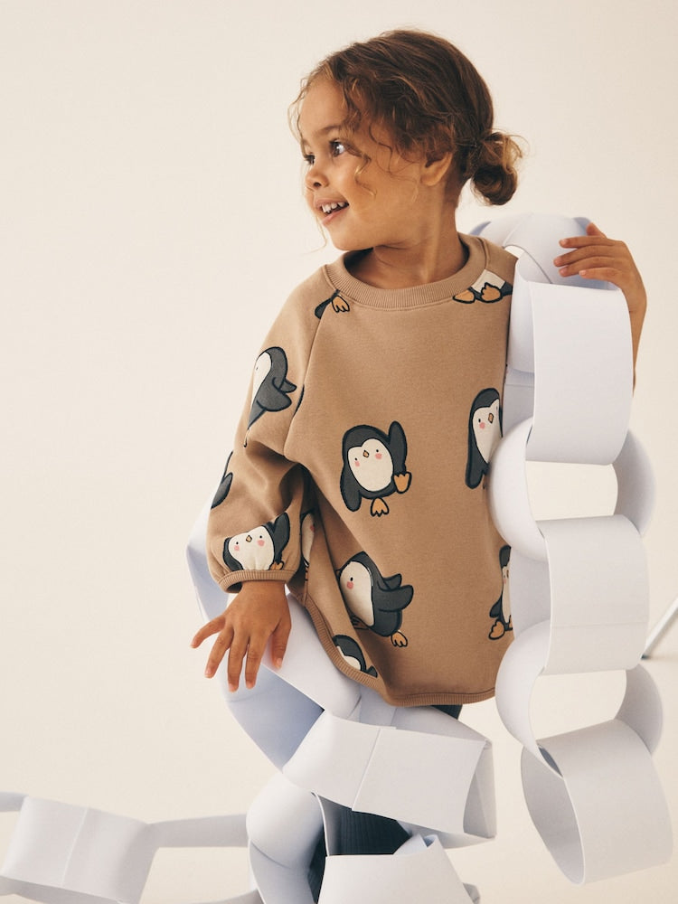 Neutral Sweatshirt and Leggings Set (3mths-7yrs)