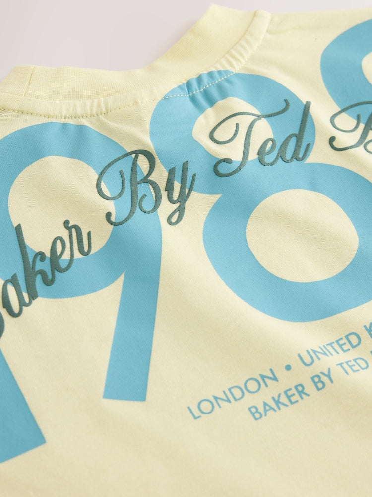 Baker by Ted Baker Oversized Graphic T-Shirt