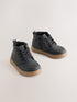 Black Standard Fit (F) Warm Lined Lace up Boots - Size EU 20.5 (UK 4) - Black