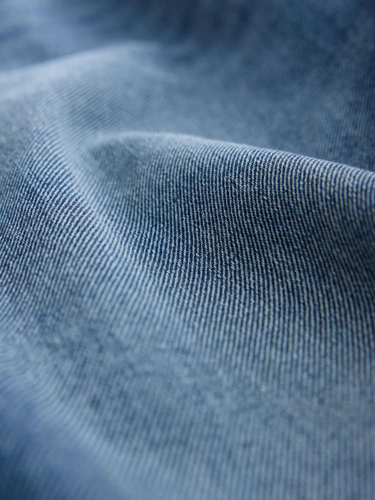 Dark Blue Longer Length Wide Denim Jeans (7-16yrs)