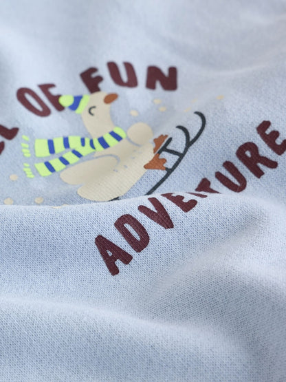 Blue Goose Printed Crew Neck Sweat Top (3mths-7yrs)