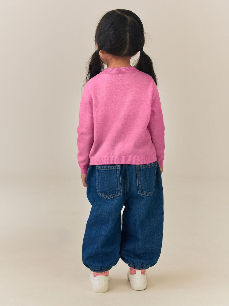 Pink Knit Cardigan (3mths-10yrs)