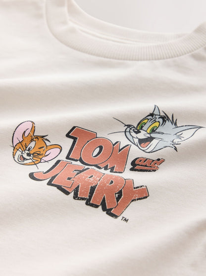 Ecru Tom and Jerry T-Shirt (3mths-8yrs)