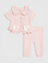 River Island Pink Peplum Cardigan & Leggings Set
