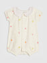 River Island Cream Strawberry Print Collared Romper