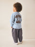 Blue Long Sleeve Top and Trousers Set (3mths-7yrs)
