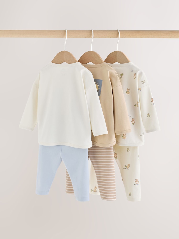 Blue/Cream Bertie Bear