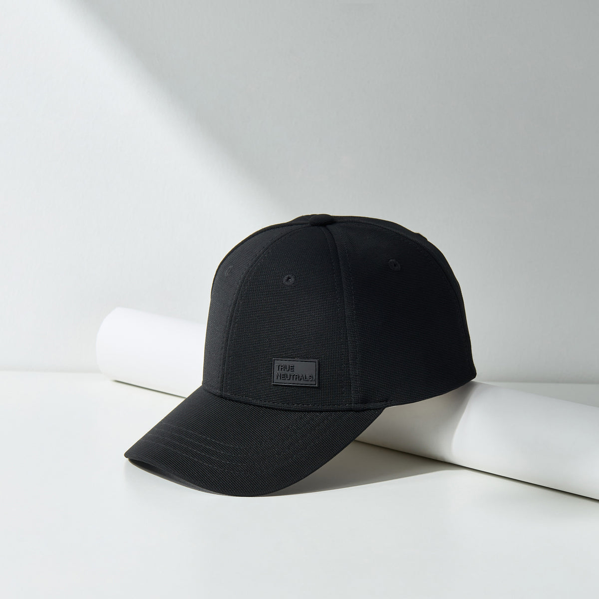Textured Hat with Snap Button Closure