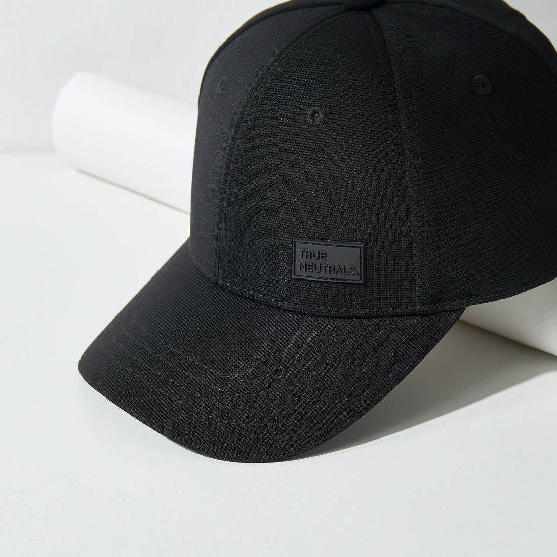 Textured Hat with Snap Button Closure